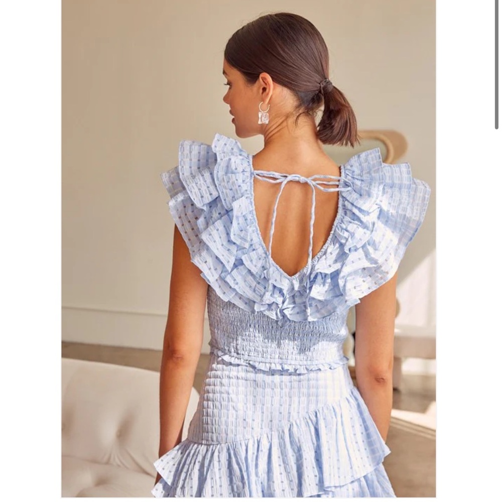 Blue Ruffled Set! NWT - Picture 2 of 5